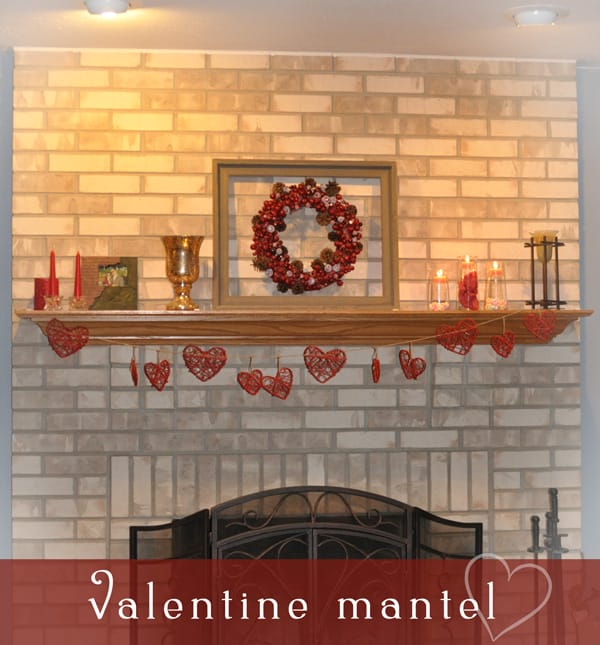 Valentine Mantel Decor