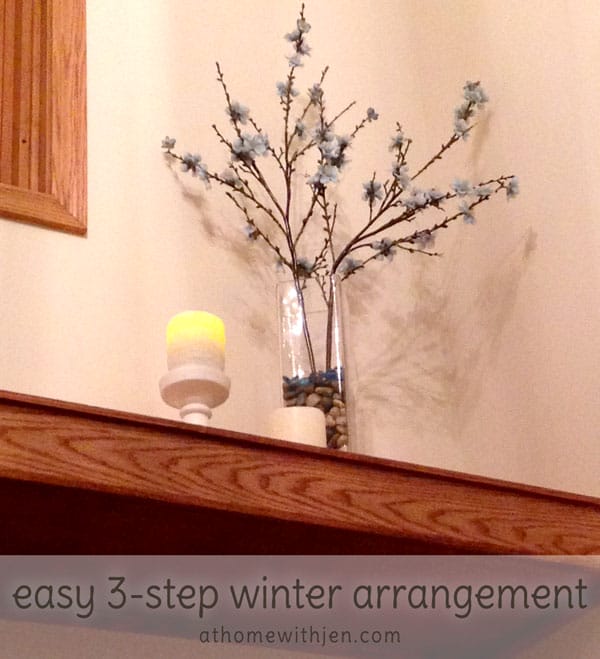 winter flower arrangement