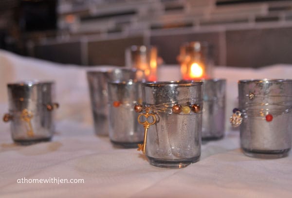 looking glass spray Mercury candle holders how to