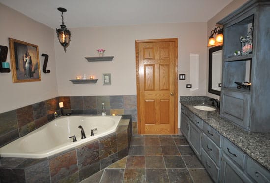 After photo of bathroom remodel