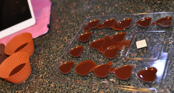 candy-mold coconut oil treats