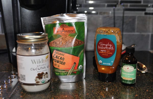 ingredients - chocolate coconut