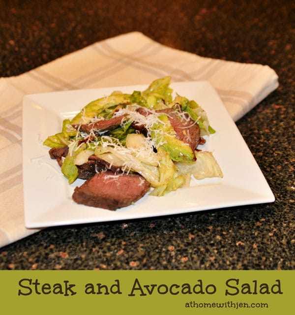 steak and avacado
