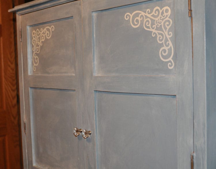 finished door close up