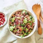 creamy broccoli breakfast salad 1
