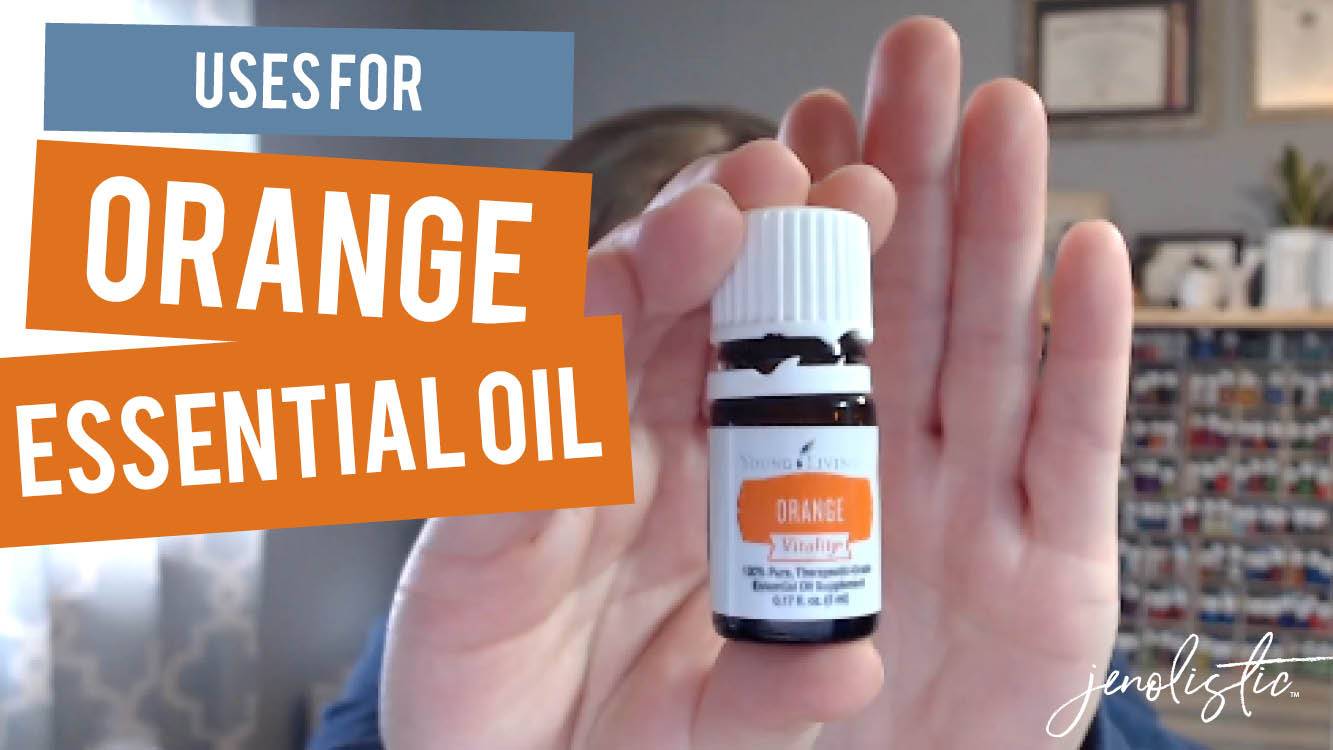youtube thumbnail - orange essential oil