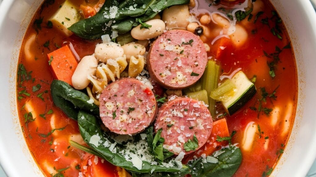 minestrone with sausage