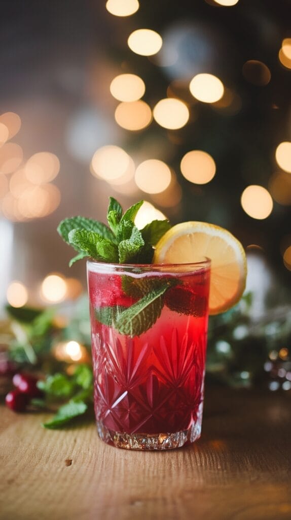 cranberry rose mocktail