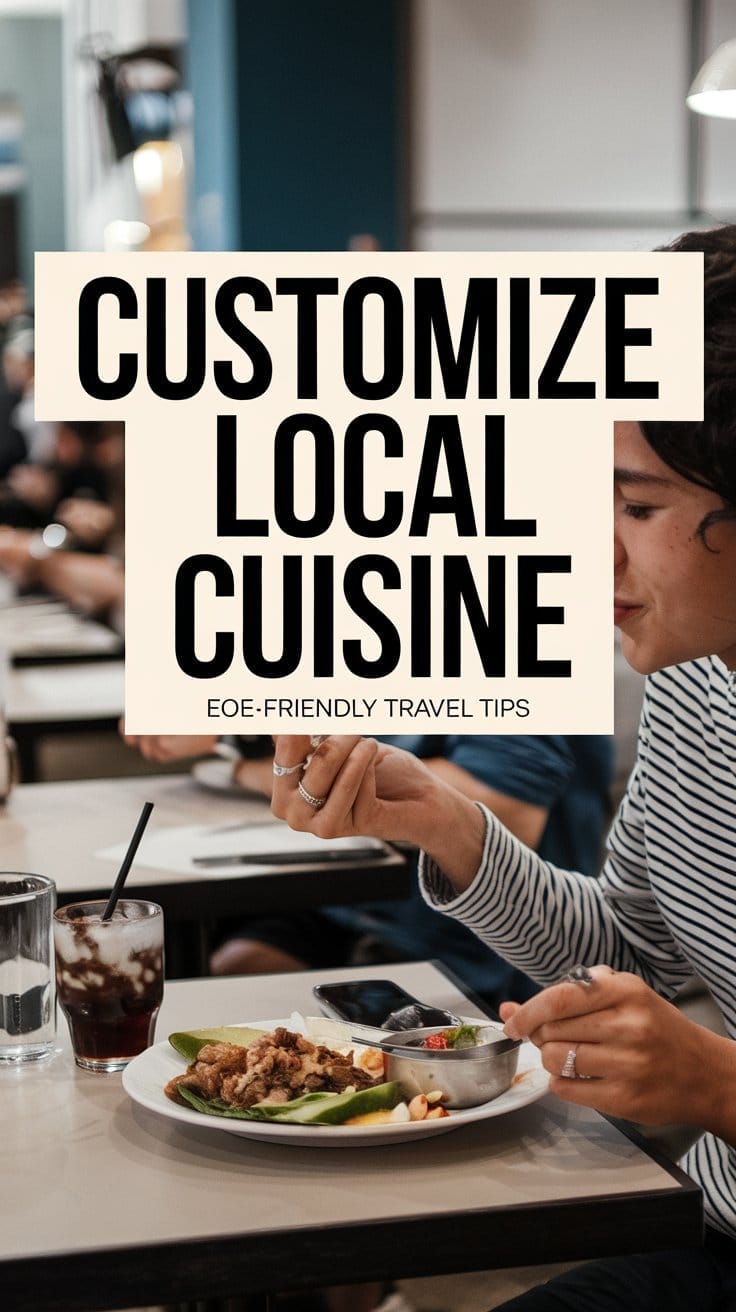 customize local food