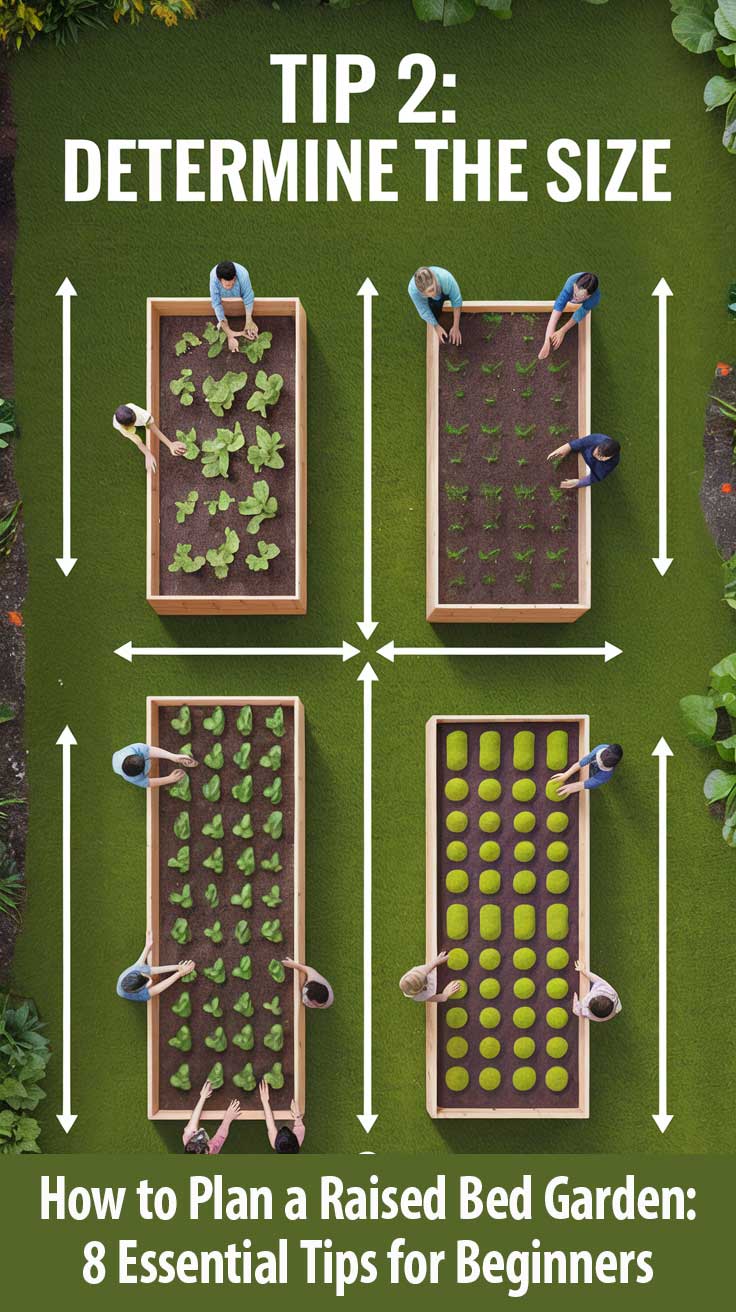 planning out a raised garden bed