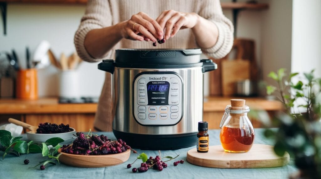 instant pot elderberry syrup