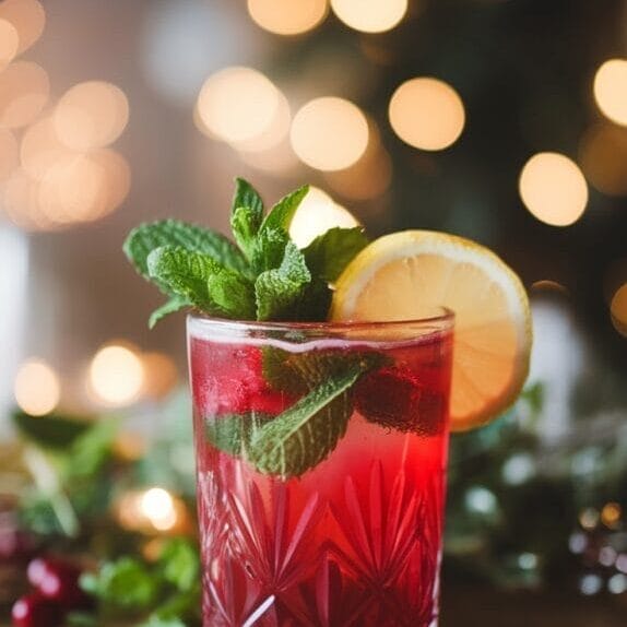 Cranberry Rose Sparkler Mocktail Recipe Cranberry Rose Sparkler Mocktail Recipe
