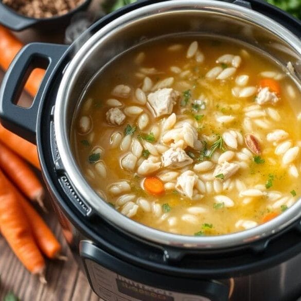 Gluten-Free-Instant-Pot-Chicken-and-Rice-Soup-recipe Gluten Free Instant Pot Chicken and Rice Soup recipe