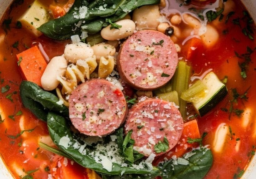 minestrone with sausage