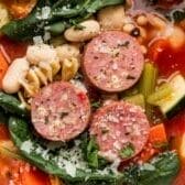 minestrone with sausage