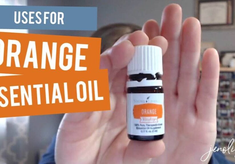 youtube thumbnail - orange essential oil