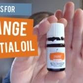 youtube thumbnail - orange essential oil